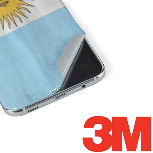 Argentina Flag Distressed Galaxy S8 Skin
